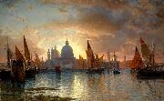 William Stanley Haseltine Santa Maria della Salute oil painting
